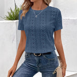 New Wish Hot-Solded Empty V-Neck Short-Sleeved Bat Sleeves Thin T-Shirt New T-Shirt