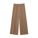 Spring 2025 New Women's Wear Long-Sleeved Collar Shirt Casual Trousers