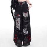 Spice Girls Loosely Languidly And Slacken Jeans Children Punk Retro Waterwash Fashion Casual Trousers