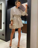 2025 Festival Party Shiny Crystal Beads Dress Dress Dress Burst