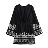 2025 Spring New Women's Loose Thin And Freg Embroidery Dress Style Three-Dimensional Embroidery