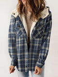 Autumn/Winter 2025 Women's Jacket Long Sleeve Hairy Hooded Jacket Jacket With Pocket