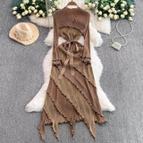 Fashion Ocean Gas Three-Piece Loose Wind Letter Embroidered Cardigan Jacket Bottom High Collar Knitting Tops Broad Legs