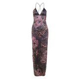 2025 Summer Fashion Trend Women's New Hanging Neck-Closing Body-In-Body-In-Fucking Dress