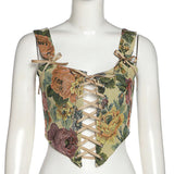2025 Winter Fashion Trend Women's New Sling Square Tie Strapped Small Vest