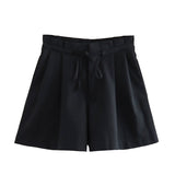 New Fashion Trend Women's Linen-Blend Body Vest Casual Shorts