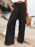 2025 New Spring Women's Casual Cotton Lint Comfortable Mid-Rise Trousers Women