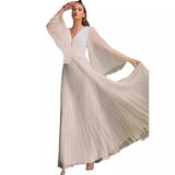 2025 New Women's Wish Sexy Deep V Long-Sleeved Dress Dress