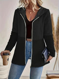 2025Wish Autumn And Winter Fashion New Splicing Large-Size Casual Loose Coat Women's Clothing