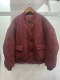 Cotton Clothes Loose Bomber Jacket Baseball Suit Casual Thin