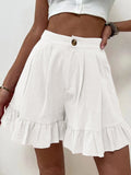Shorts Women's Summer Wearing Casual Broad Legs Loose Shorts 2025 Summer New Women's High Waist Shorts
