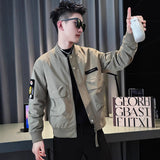 Men's Fashion Flying Jacket Men's Spring And Autumn Senior Handsome Baseball Uniforms Men's 2025 New Model