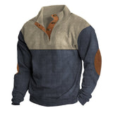 Autumn And Winter New Men's Outdoor Jacket Corduroy Leisure Collar Long Sleeves