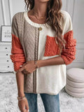 New Knitted Long-Sleeved Long-Sleeved Knitted Jersey Sweater In Autumn/Winter 2025