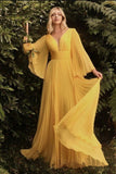 2025 New Women's Wish Sexy Deep V Long-Sleeved Dress Dress