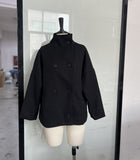 2025 Autumn And Winter New Quality Commuting Comfortable Collar Double Buckle Coat