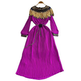 Miyake Heavy-Bike Squint Cloak Patch Folded Loose Dress