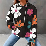 2025Wish New Hooded Jacket Digital Print Casual Women's Hoodie