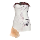 2025 Summer New Women's Clothing Jennie The Same Bra Printed Dress Sexy Leg Ring Shorts Two Sets Of Women