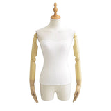 Solid-Colored Throttling Knitted Vest 2025 Spring Sexy Shoulder High Bullet-Tendered Women's Top