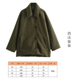 2025 Women's Autumn New Fashion Asymmetric Blending Short Loose Coat Coat