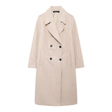 Ins Autumn New Women's Fashion Solid Color Soft And Loose Coat