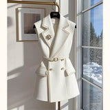 Spring And Autumn New Vest Small Suit Jacket Short Elegant Temperament Casual Slim Slimming