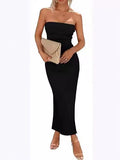 2025 Women's Decoration Body Explosion With A Breast-Tight Waist Dress A Step Dress Woman