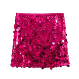 New Women's High-Rise Slimming Body Squin Short Skirt In Autumn 2025