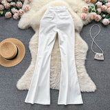 2025 Autumn And Winter New Retro Suit Trousers Women's Leisure High Waist Hanging Feeling Thin Legs On The Bottom Of Long Pants