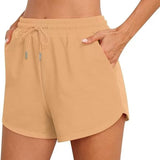 2025 Women With Pocket Sports Shorts Fashion Shorts Drawstring Summer Workout Running Casual Leisure Shorts
