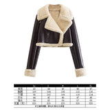 2025 New Women's Autumn And Winter Fashion Fur Collar Collar Collar Velvet Jacket Jacket