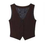 Women's Clothing 24 New Side Fork Vest Belt 100 Folded Casual Trousers