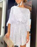 2025 Festival Party Shiny Crystal Beads Dress Dress Dress Burst