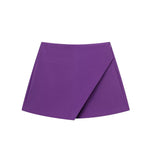 2025 New Women's Trousers Women's Skirts Summer Color Irregular Skirt