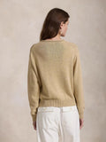 New Women's Clothing Cartoon Bear Round Collar Long-Sleeved High-Necked Loose Knitted Sweater For Autumn And Winter 2025