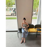 French Retro Print Tset Coat Woman 2025 Summer Pure Temperament Holiday High Waist Half-Dress Skirt Set