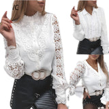 Station 2025Wish Exploding Shirt New Solid Color Lace V T-Shirt Women's Shirt