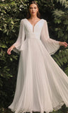 2025 New Women's Wish Sexy Deep V Long-Sleeved Dress Dress