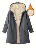 Mid- And Long-Term Hooded Jacket In Autumn And Winter 2025