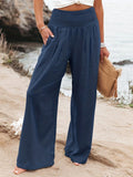 2025 New Spring Women's Casual Cotton Lint Comfortable Mid-Rise Trousers Women