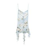 Z2025 Spring And Summer New Women's Fashion Sexy Hot Girl Print Mesh Dress 5039122