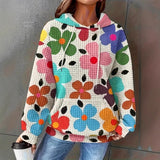 2025Wish New Hooded Jacket Digital Print Casual Women's Hoodie