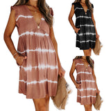 2025 Spring Summer New Women's Dress Ebaywish Lotus Leaf Sleeve V-Neck Dress Dress Woman