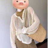 French Temperament Spring A Complete Set Of Hollow Straps With V-Tneck Shirt Vest Super Good-Looking Thin Half-Dress Skirt Three-Piece Set