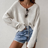 2025 Autumn And Winter Explosion Hot Loose Big Shoulder Knitted Knitted Knitted Women's Clothing
