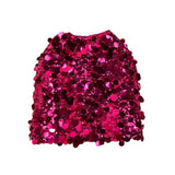 High-End Fashion Sleek Dress Girl Summer High-Waisted A-Word Ultra-Short Skirt Small Swab A Hip Skirt Half Skirt