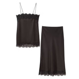 2025 Spring Women's Dress Sexy Hottie Skylit Lantern Sleeve V Collared Shoulder Dress