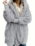 Mid-Term Long-Sleeved Long-Sleeved Hooded Long-Sleeved Jacket In Autumn And Winter 2025