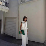 Summer New Women's Fashion Set With Sleeveless Vest Top High Waist Half-Body Skirt Two-Piece